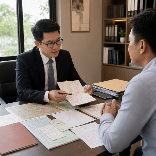 Luật sư tranh chấp đất do mua bán giấy tay